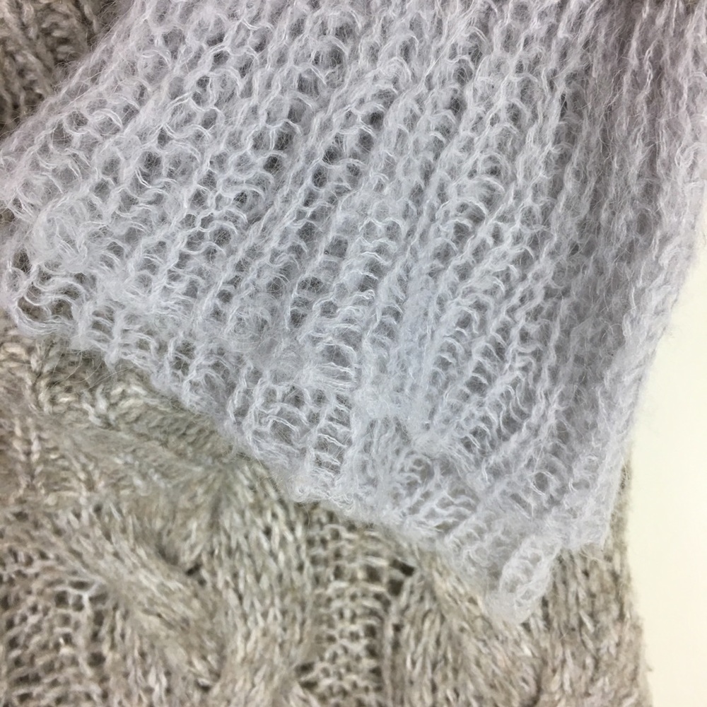Anthropologie Sleeping in Snow Cowl Knit Sweater - Picture 4 of 8
